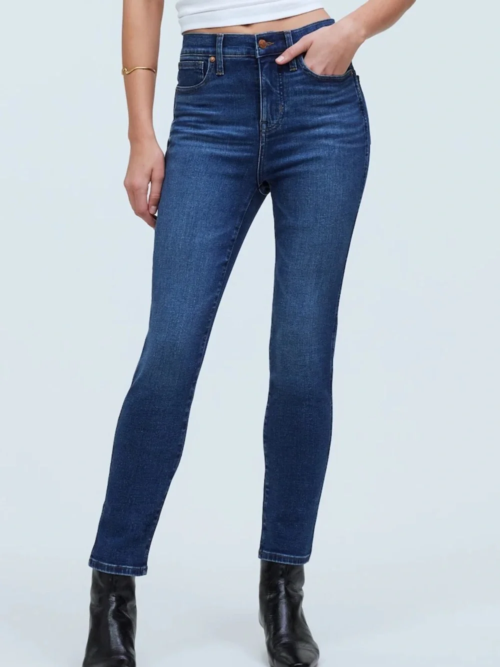 Madewell Stovepipe Jeans in Pendleton Superstretch Size 26